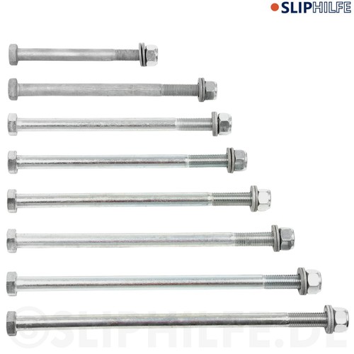 Stahl achse m16 kielrollen - stahl-achse,