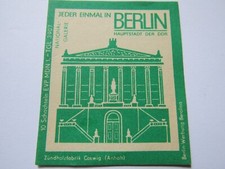 Streichholzetiketten 