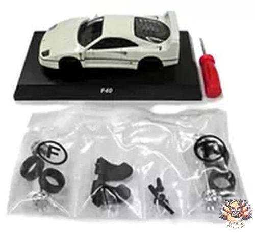Kyosho ferrari f40 white - kyosho, 1/64
