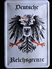 Blechschild  Deutsche