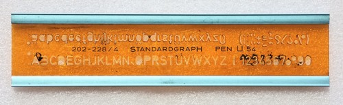 Standardgraph schriftschablone - standardgraph,