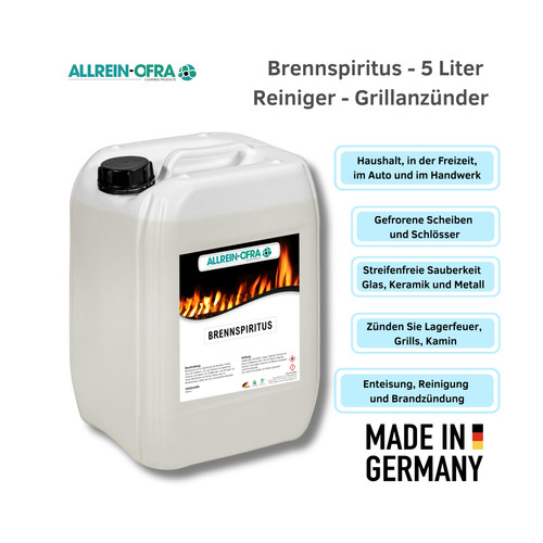 Brennspiritus 5 liter - –,