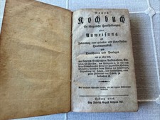 Antikes Kochbuch von 1796 –