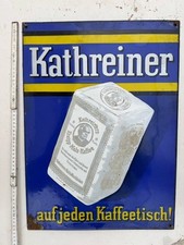 Kathreiner Emailschild Werbung Reklame Antik