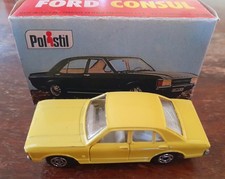Polistil Rj 17 FORD Consul 1972, light yellow, 1/64