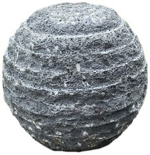 Basalt Steinkugel Lava
