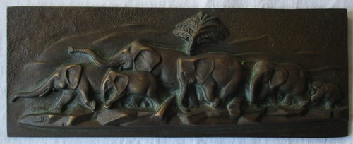 Lauchhammer plakette relief - lauchhammer,