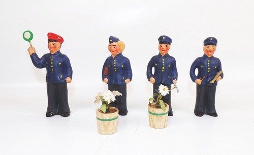 Alte eisenbahn massefiguren - alte,