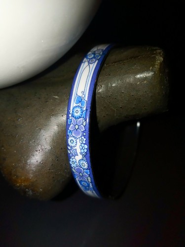 Romantischer armreif emaille - romantischer,