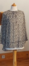 Bluse hängerchen schwarz grau - hängerchen,