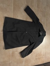 Schneiders Salzburg - Herren Wollmantel - mit Alpaka Anteil Schwarz Größe L