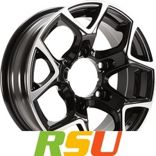 GMP SJ15 black polished 5.5x15" ET5 LK5 139.7 ML 108 Alufelgen 15 Zoll