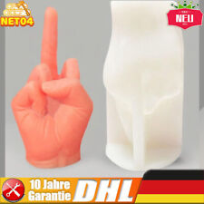Mittelfinger Silikon Kerze Form Kerzengießform Gießformen Mold Kerzenformen DIY