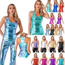 Damen wetlook glänzend - de,