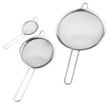 Küchensieb-Set aus Edelstahl