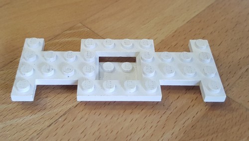 Weisse lego basic - auto, /
