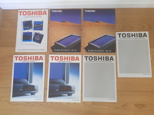 Konvolut prospekt toshiba - 7x,