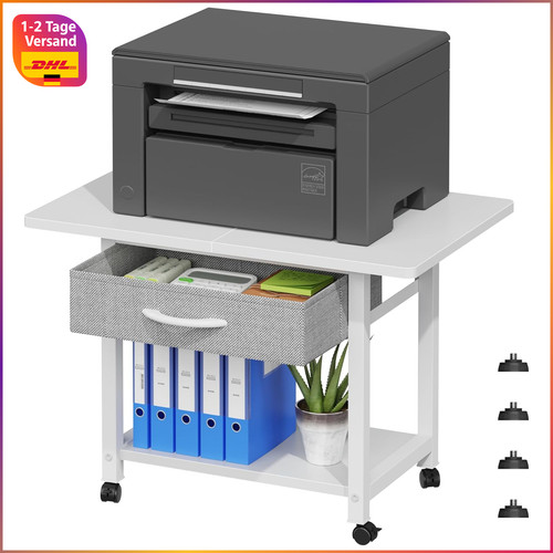 Druckertisch mit rollen - mit,