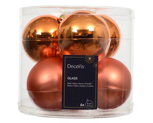 Weihnachtskugeln glas 8cm - weihnachtskugeln,