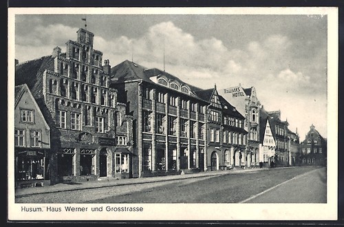 Ansichtskarte husum nordsee - ansichtskarte,