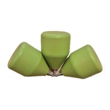 3 x Pfeilaufsätze für Carbonpfeile Schaumstoff für LARP Cross-X - Grün