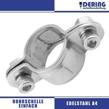 Rohrschellen Edelstahl A2 Doppelschellen 25 mm U -Schelle Rohr Bügelschelle V2A