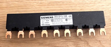 Siemens 3RV1915-1BB Drehstrom-Schienenblock 3-Phasen-Sammelschienen 63A/690V