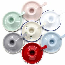 Emaille Kerzenständer Kerzenhalter 🕯️ Kerzenleuchter Ø 13cm Wohndeko Vintage