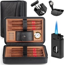 Leder Zigarrenhumidor Reise