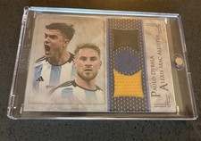 Paulo Dyballa Alexis Mac Allister Dual Matchworn Patch /9 Futera The Unique