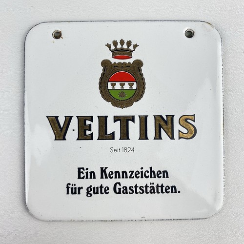 Zapfhahnschild veltins aus - "veltins",,