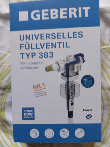 Geberit füllventil typ 383 - typ,