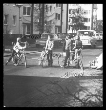 Hamburg 1970s - Boys with Bike