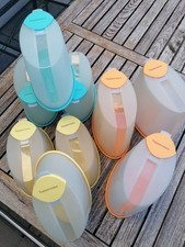 9x Tupperware Trendsetter Vorratsdosen Set in 3 Größen zur Lebensmittel Lagerung