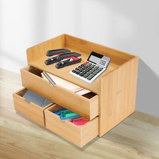 Schreibtisch Organizer Bambus