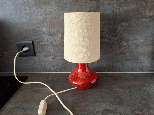 Vintage tischlampe fat lava - ,