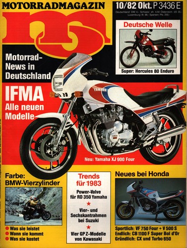 Zeitschrift motorrad 10 - mo,