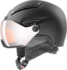 Uvex Skihelm mit Visier hlmt 600 visor Schwarz Gr. 57-59 cm Erwachsene black mat
