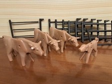 Playmobil Rinder mit Gatter  Nr. 3275 und Pferdeanhänger