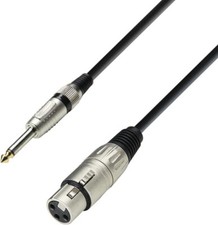 Adam Hall Cables 3 STAR MFP 0300 Mikrofonkabel XLR female auf 6,3mm Klinke mono