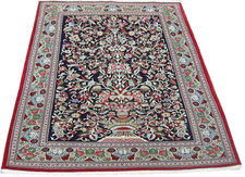 Orient Brücke handgeknüpft exlusiver Perserteppich Ghom Kork 200x140 NEU UNIKAT