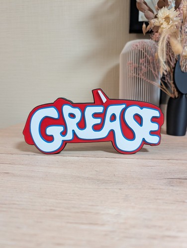 Grease logo deko platte - -,
