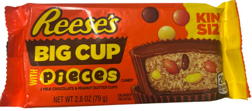 Reese big cup with - with, pieces