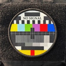 No Signal Patch Aufnäher|