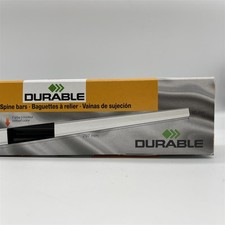 Durable Klemmschiene A4, für ca 40-100 Blatt, 25er Packung, schwarz, 291201