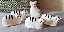 Katzen Figuren Deko 5  Katzen
