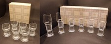 Älteres Set Moser - Glas mit