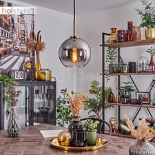 Kugel Leuchte Chromfarben Wohn Schlaf Ess Zimmer Hänge Pendel Lampe Kugelleuchte