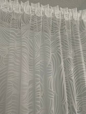 JAB ANSTOETZ 2 Stores Vorhänge Gardinen Organza Stoff Extra Lang NEU