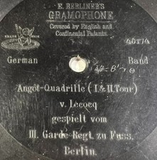 BERLINER 40174 GRAMMOPHON 78